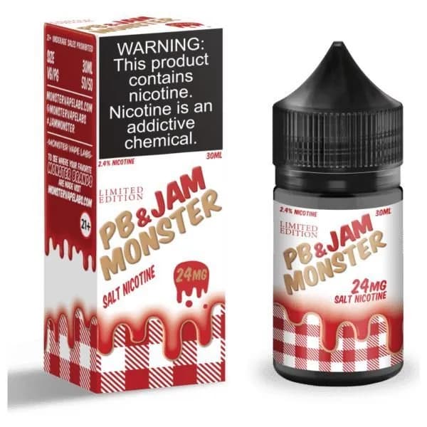 Strawberry PB - Jam Monster Salt - 30ml