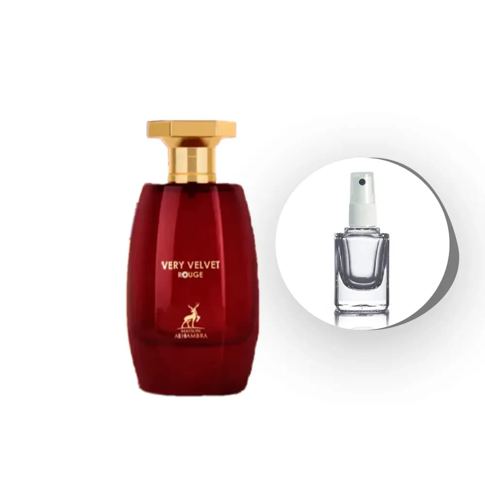 VERY VELVET ROUGE MAISON ALHAMBRA - DECANT - FEMININO