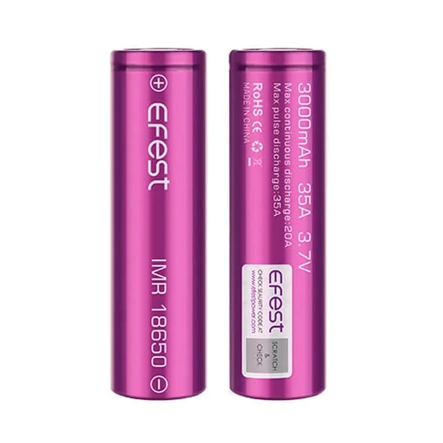 Bateria de Mod - Efest - 18650mAh