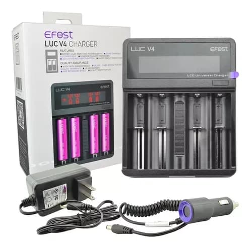Carregador de Bateria - Luc V4 Charger - Efest