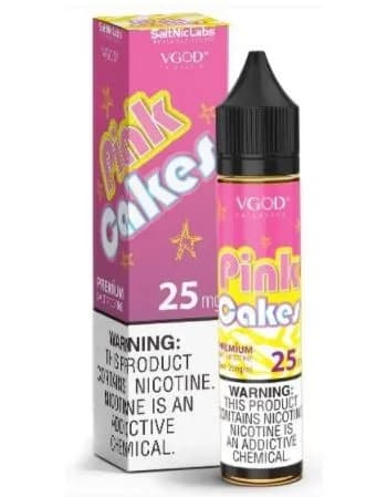 Líquido Pink Cakes - SaltNic / Salt Nicotine - VGOD SaltNic - 30ml