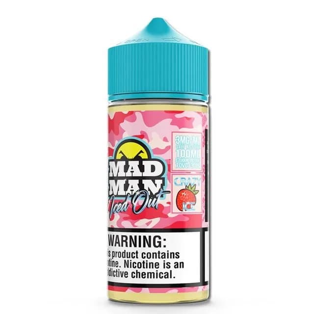 Strawberry Ice - Iced Out Crazy - Mad Man - 100ml