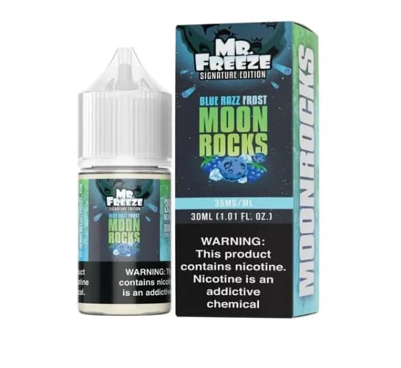 Blue Razz Frost Moon Rocks - Signature Edition - Mr. Freeze Salt - 30ml