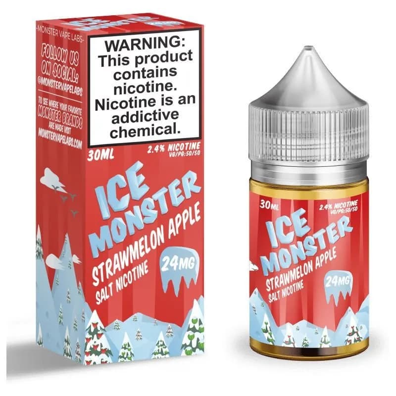 Strawmelon Apple - Ice Monster Salt - 30ml