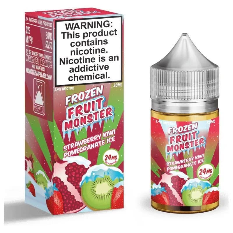Strawberry Kiwi Pomegranate - Ice Frozen Fruit Monster Salt - 30ml